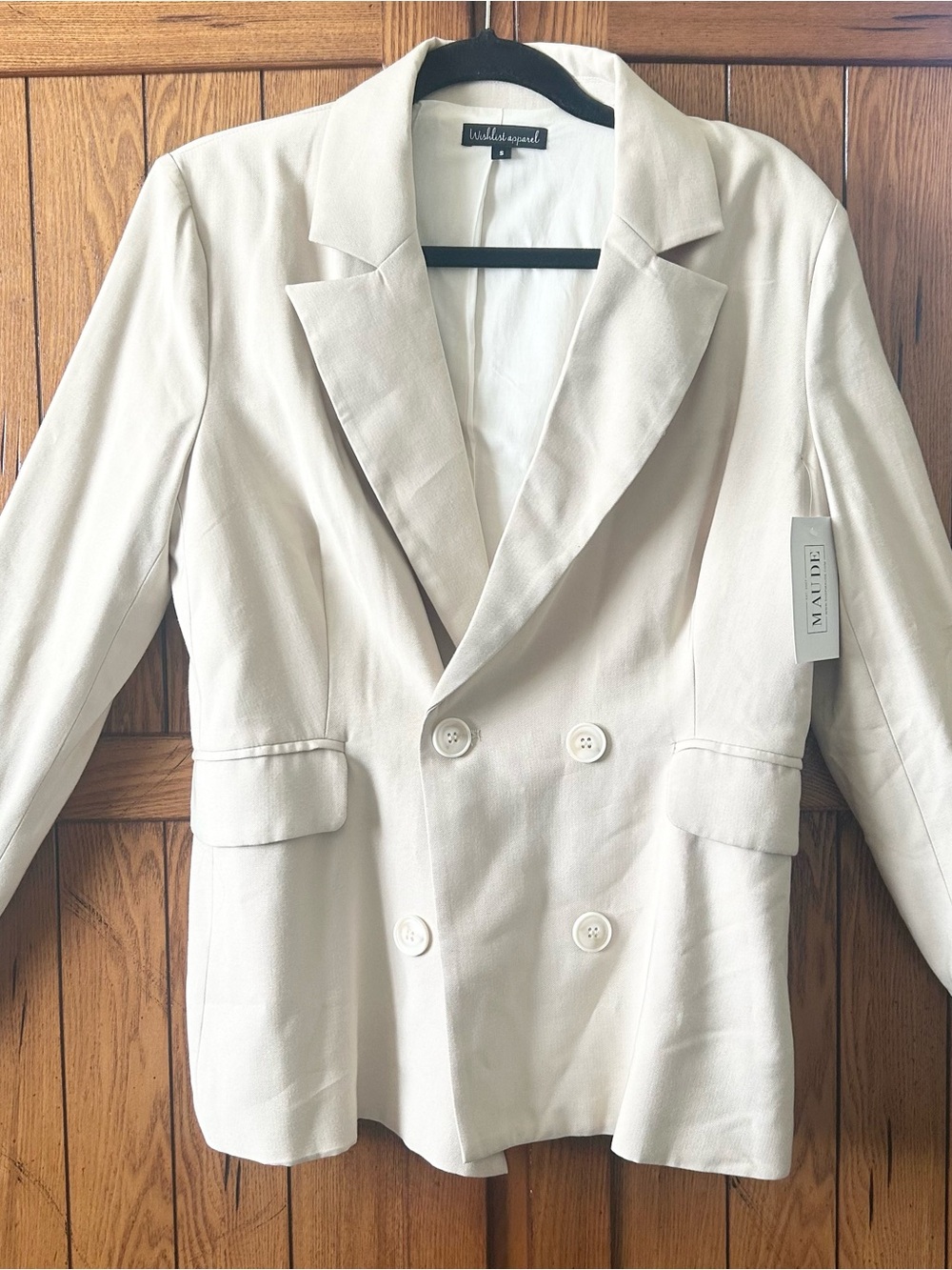 NWT Wishlist Apparel Women’s Button Down Double Breasted Blazer. Small